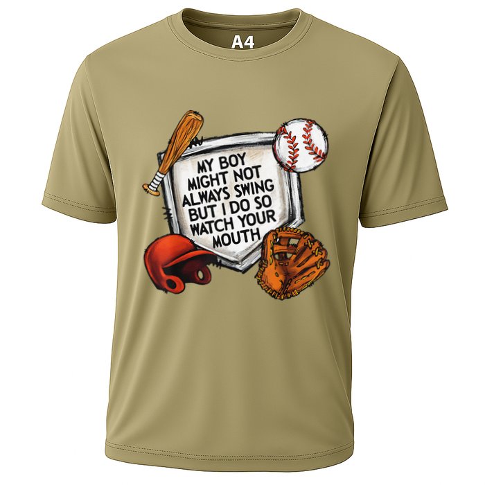 My Boy May Not Always Swing But I Do So Watch Your Mouth Performance Shirt
