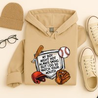 My Boy May Not Always Swing But I Do So Watch Your Mouth Hoodie