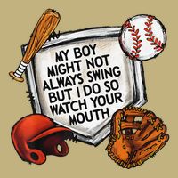 My Boy May Not Always Swing But I Do So Watch Your Mouth Hoodie