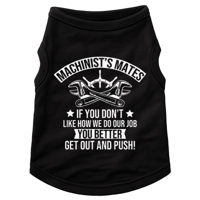Machine Boat Mechanic Captain Machinist Mate Ship Repairman Doggie Tank