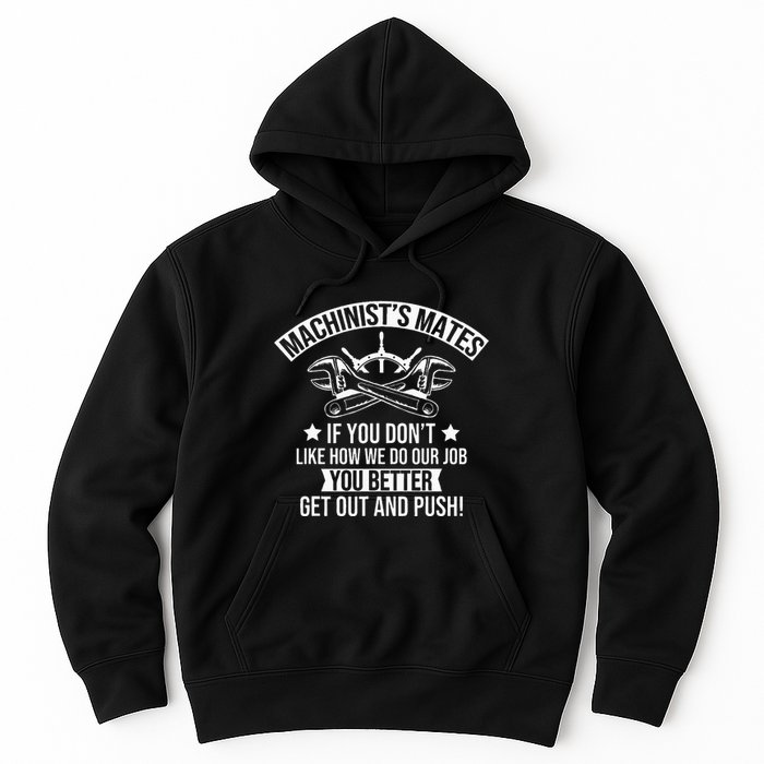 Machine Boat Mechanic Captain Machinist Mate Ship Repairman Hoodie