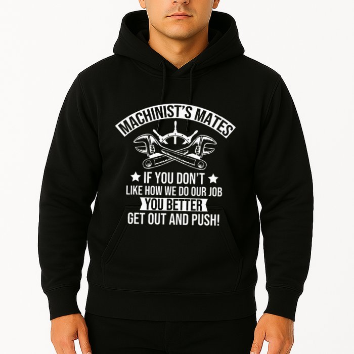 Machine Boat Mechanic Captain Machinist Mate Ship Repairman Hoodie