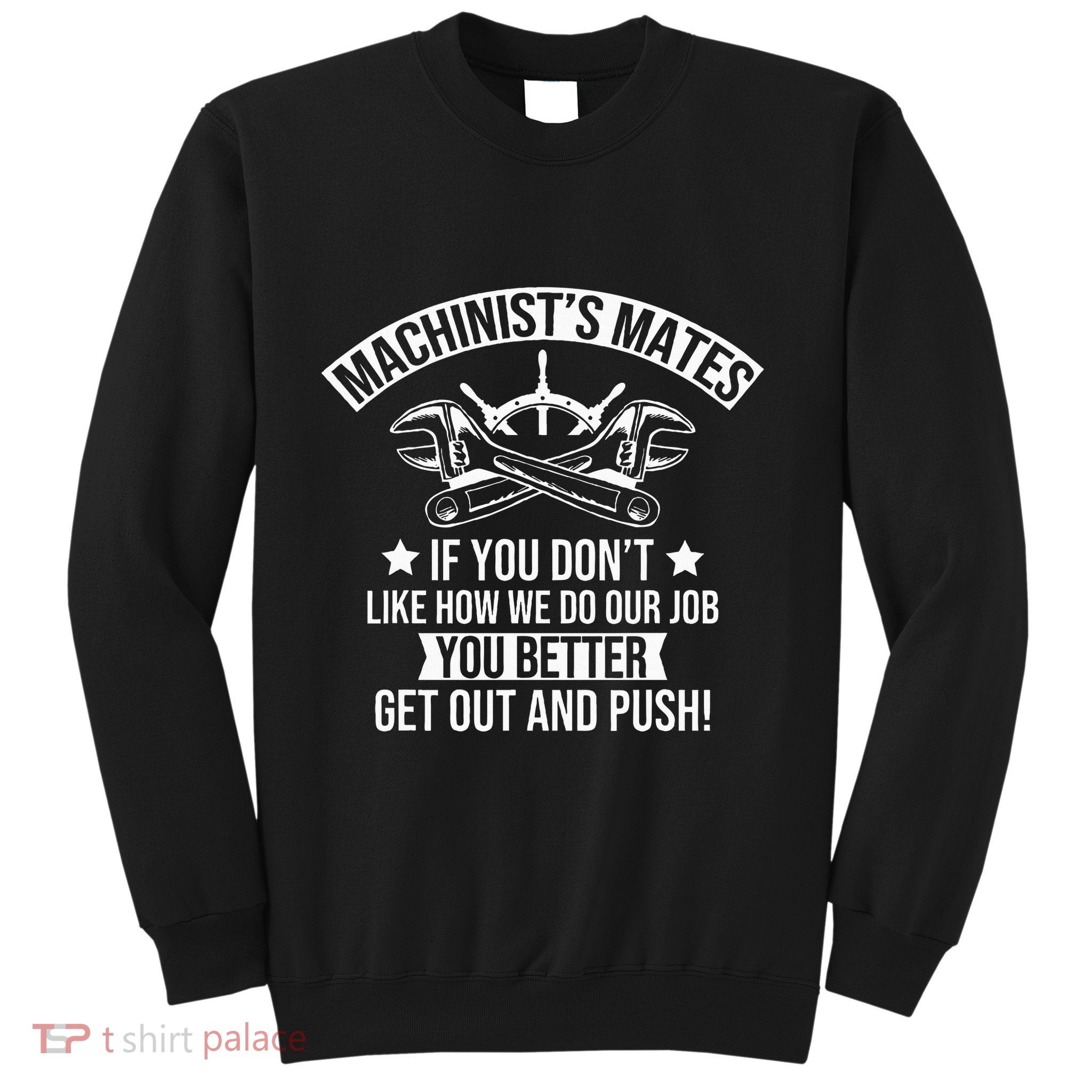 Machine Boat Mechanic Captain Machinist Mate Ship Repairman Sweatshirt