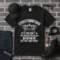 Machine Boat Mechanic Captain Machinist Mate Ship Repairman Tall T-Shirt
