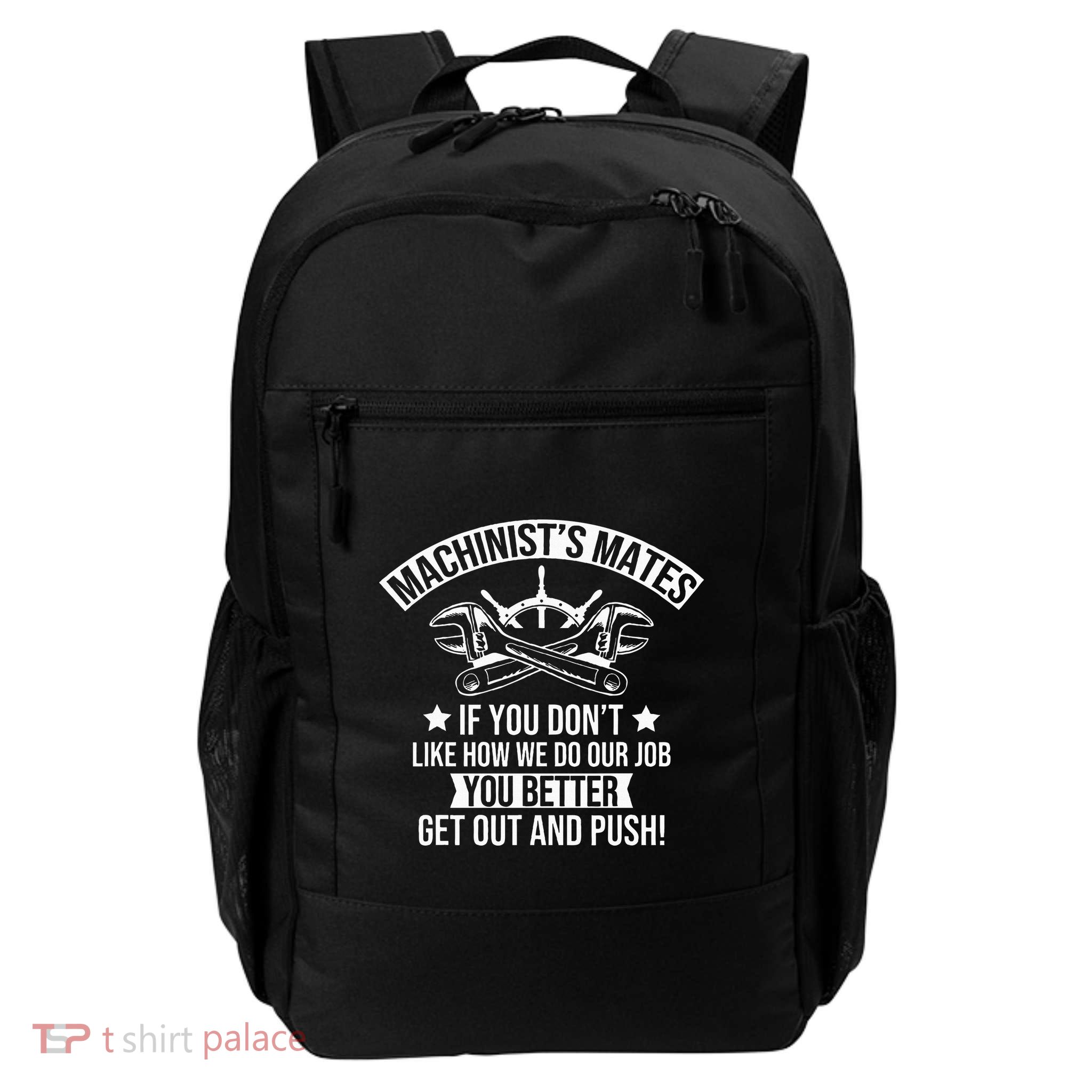 Machine Boat Mechanic Captain Machinist Mate Ship Repairman Backpack