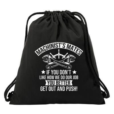 Machine Boat Mechanic Captain Machinist Mate Ship Repairman Drawstring Bag