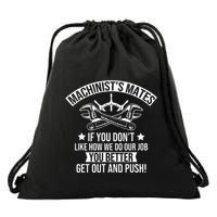 Machine Boat Mechanic Captain Machinist Mate Ship Repairman Drawstring Bag