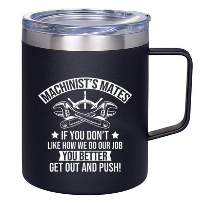 Machine Boat Mechanic Captain Machinist Mate Ship Repairman 12oz Stainless Steel Coffee Mug