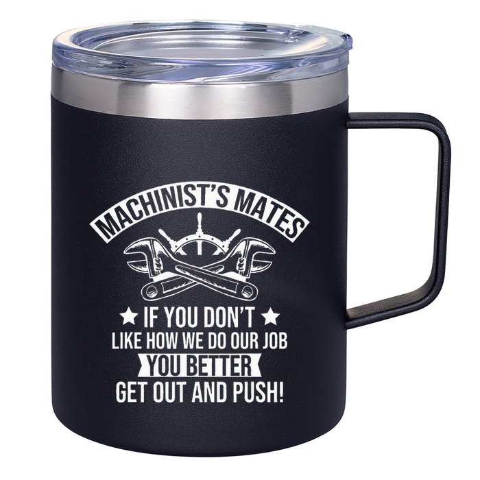 Machine Boat Mechanic Captain Machinist Mate Ship Repairman 12oz Stainless Steel Coffee Mug