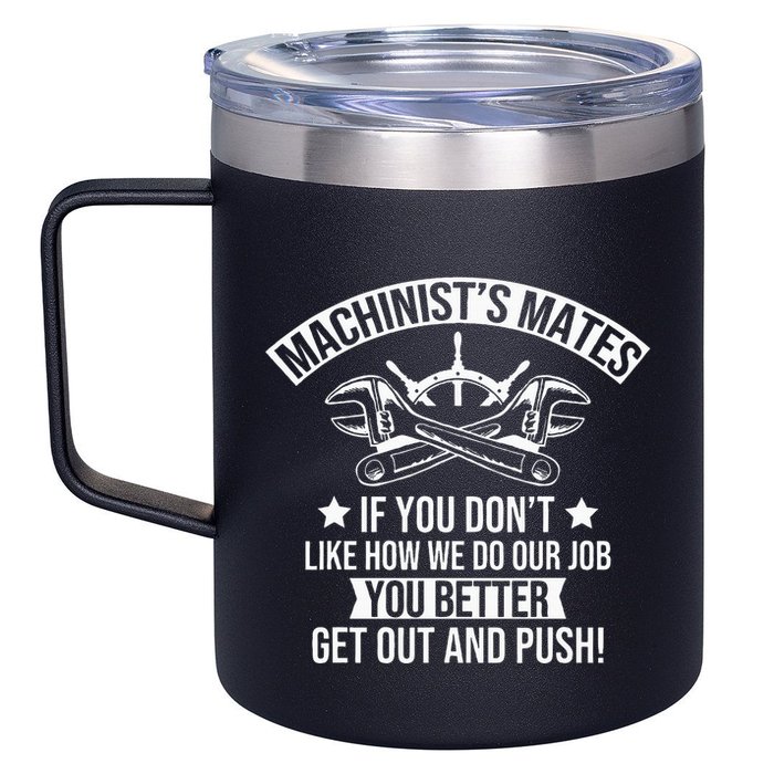 Machine Boat Mechanic Captain Machinist Mate Ship Repairman 12oz Stainless Steel Coffee Mug
