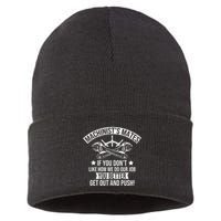 Machine Boat Mechanic Captain Machinist Mate Ship Repairman Sustainable Knit Beanie