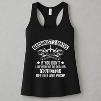 Machine Boat Mechanic Captain Machinist Mate Ship Repairman Womens Tank Top