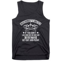 Machine Boat Mechanic Captain Machinist Mate Ship Repairman Tank Top