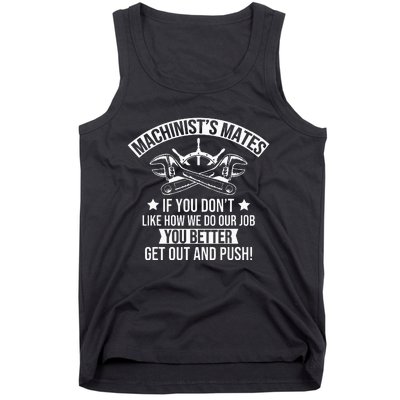 Machine Boat Mechanic Captain Machinist Mate Ship Repairman Tank Top