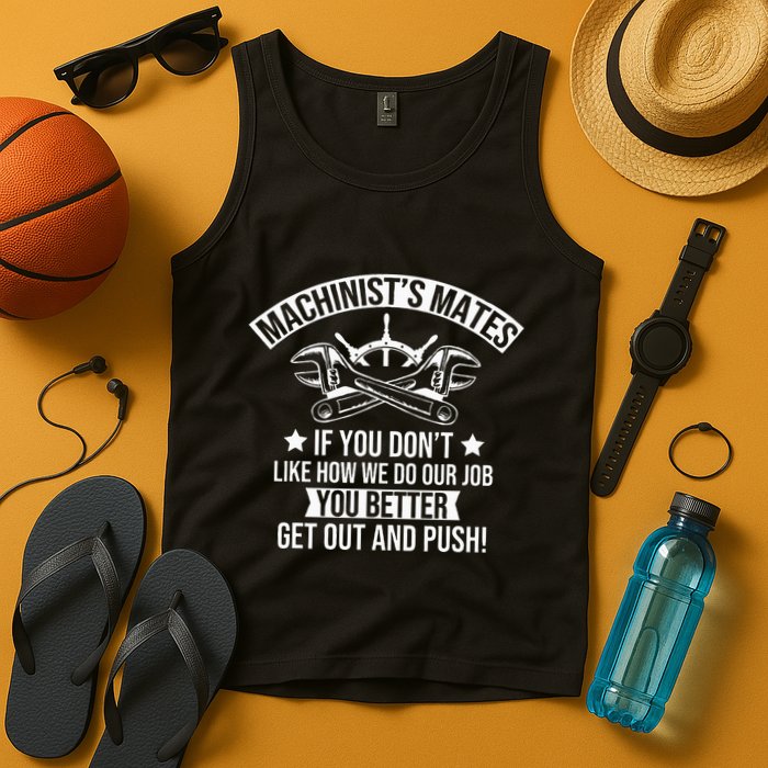 Machine Boat Mechanic Captain Machinist Mate Ship Repairman Tank Top