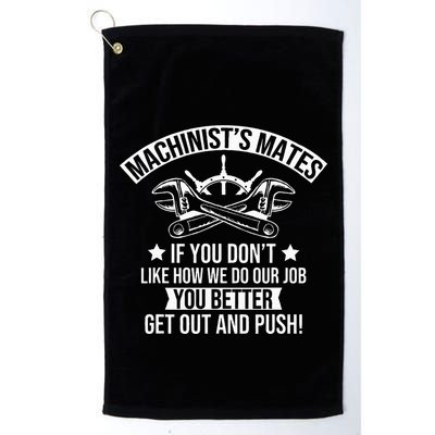 Machine Boat Mechanic Captain Machinist Mate Ship Repairman Golf Towel