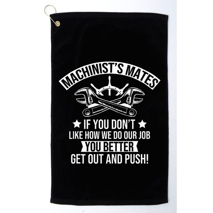 Machine Boat Mechanic Captain Machinist Mate Ship Repairman Golf Towel