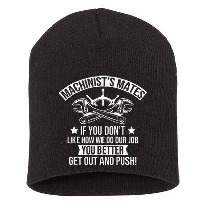 Machine Boat Mechanic Captain Machinist Mate Ship Repairman Short Acrylic Beanie