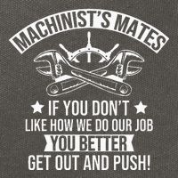 Machine Boat Mechanic Captain Machinist Mate Ship Repairman Cotton Canvas Backpack