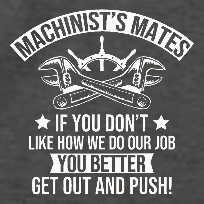 Machine Boat Mechanic Captain Machinist Mate Ship Repairman Vector Backpack