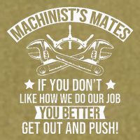 Machine Boat Mechanic Captain Machinist Mate Ship Repairman Garment-Dyed Women's Muscle Tee