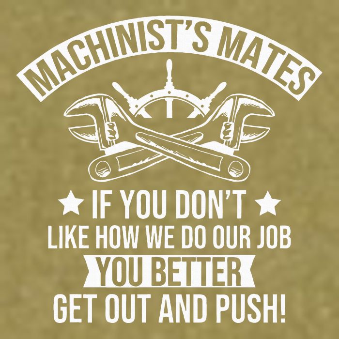 Machine Boat Mechanic Captain Machinist Mate Ship Repairman Garment-Dyed Women's Muscle Tee