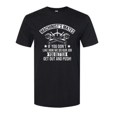 Machine Boat Mechanic Captain Machinist Mate Ship Repairman Softstyle CVC T-Shirt