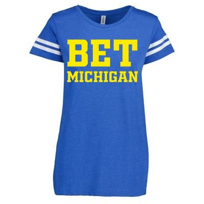 Michigan BET  Michigan BET  Enza Ladies Jersey Football T-Shirt