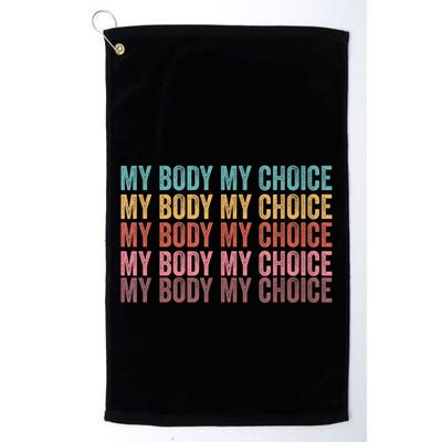 My Body My Choice Golf Towel