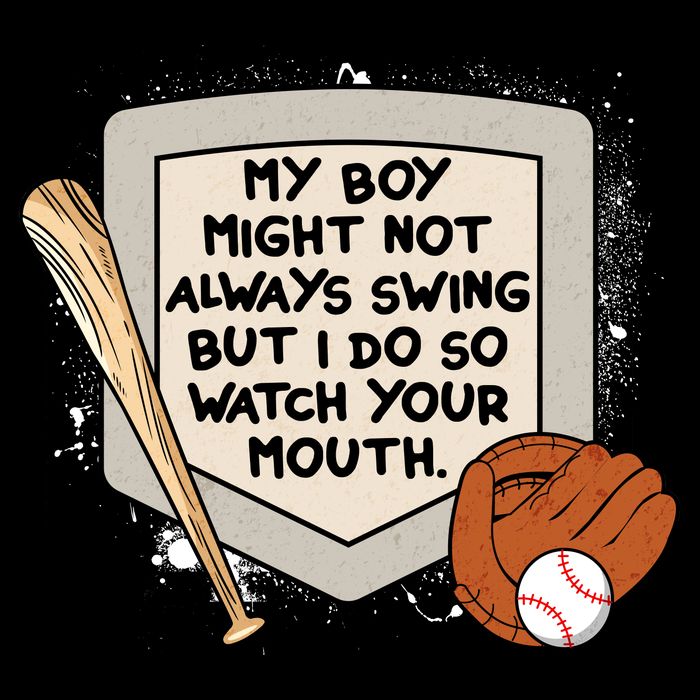 My Boy Might Not Always Swing But I Do Baseball Parent Backpack
