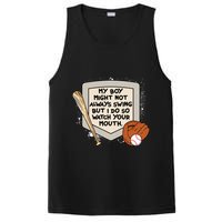My Boy Might Not Always Swing But I Do Baseball Parent PosiCharge Competitor Tank