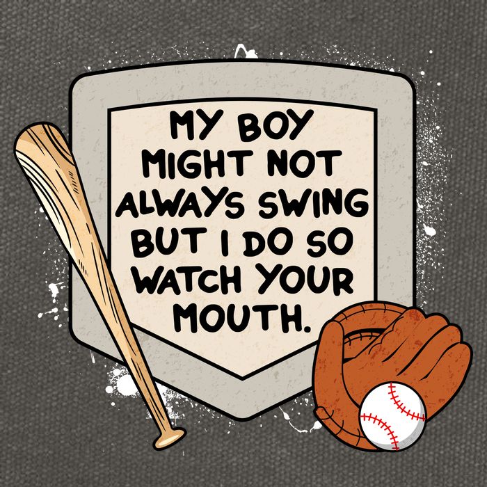 My Boy Might Not Always Swing But I Do Baseball Parent Cotton Canvas Backpack