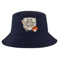 My Boy Might Not Always Swing But I Do Baseball Parent Cool Comfort Performance Bucket Hat