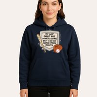 My Boy Might Not Always Swing But I Do Baseball Parent Hoodie