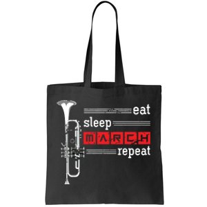 Marching Band Musician Trumpeter Gift Music Trumpet Tote Bag