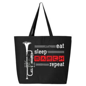 Marching Band Musician Trumpeter Gift Music Trumpet 25L Jumbo Tote