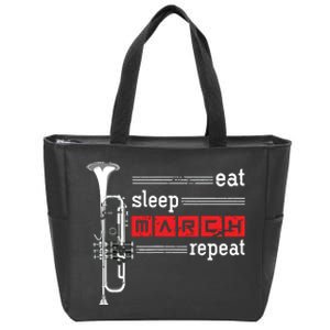 Marching Band Musician Trumpeter Gift Music Trumpet Zip Tote Bag