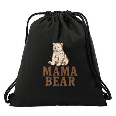 Mama Bear Drawstring Bag