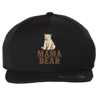 Mama Bear Wool Snapback Cap