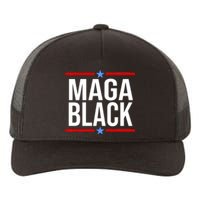 Maga Black Yupoong Adult 5-Panel Trucker Hat