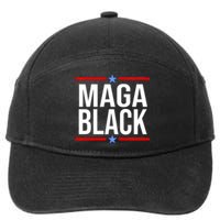 Maga Black 7-Panel Snapback Hat