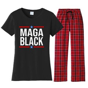 Maga Black Women's Flannel Pajama Set