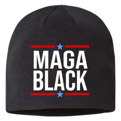 Maga Black Sustainable Beanie