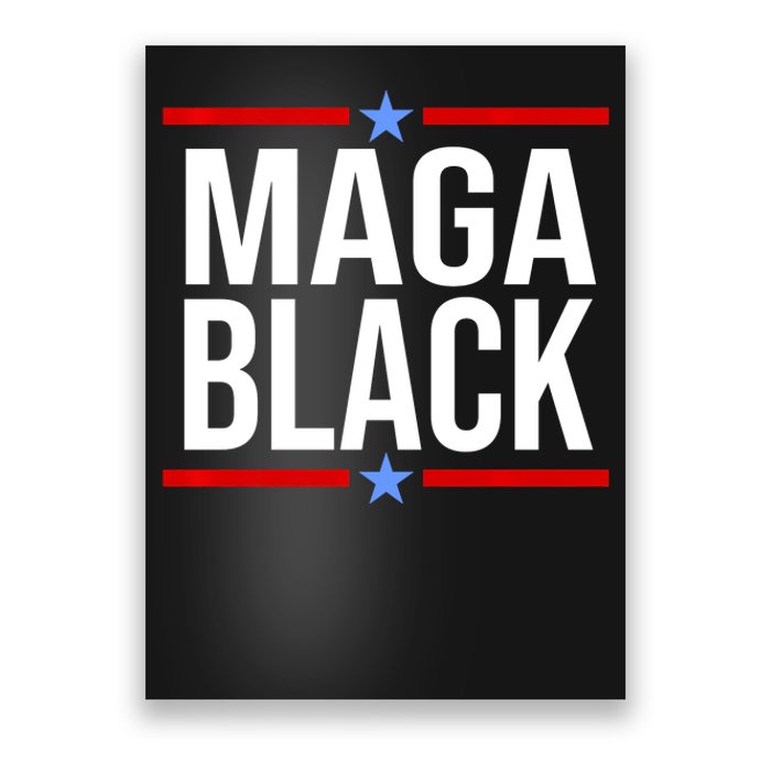 Maga Black Poster