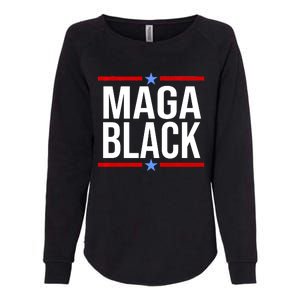 Maga Black Womens California Wash Sweatshirt