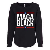 Maga Black Womens California Wash Sweatshirt