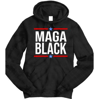 Maga Black Tie Dye Hoodie