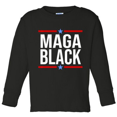 Maga Black Toddler Long Sleeve Shirt