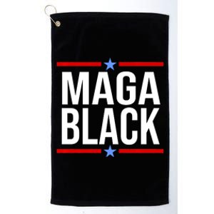 Maga Black Platinum Collection Golf Towel