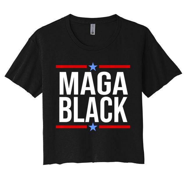 Maga Black Crop Top
